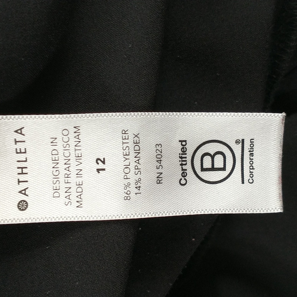 Athleta All Day Skort Black Size 12 - Picture 9 of 11